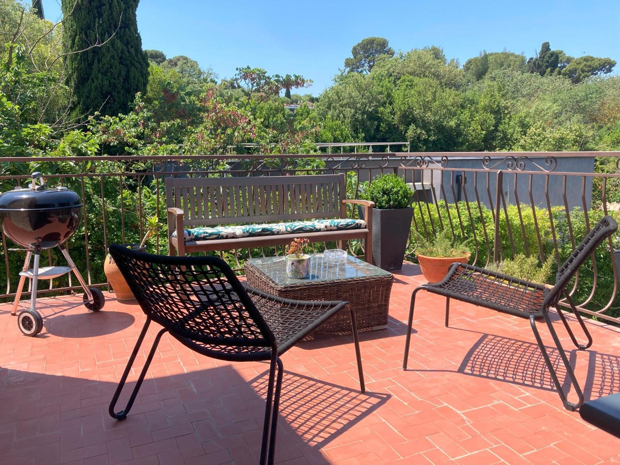 Haut De Villa Avec Terrasse Privative Jardin Et Parking Tout Pres Des Plages Tolón Exterior foto
